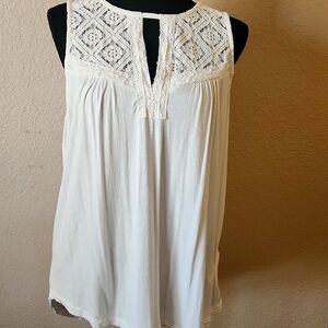 Lascana Women's s Sleevless Top Size Eur 36/38 white